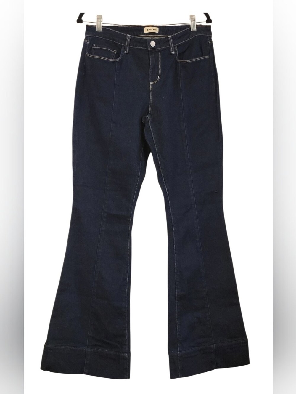 L'AGENCE Dark Indigo Flare Jeans